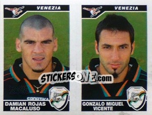 Figurina Macaluso / Vicente  - Calciatori 2004-2005 - Panini