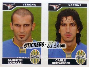 Figurina Comazzi / Gervasoni  - Calciatori 2004-2005 - Panini