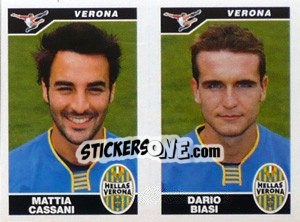 Sticker Cassani / Biasi  - Calciatori 2004-2005 - Panini