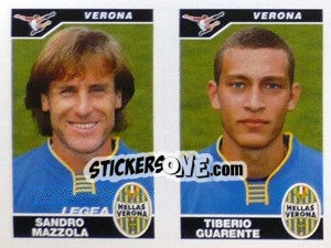 Sticker Mazzola / Guarente  - Calciatori 2004-2005 - Panini