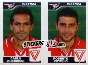 Cromo Cherubini / Vitiello  - Calciatori 2004-2005 - Panini