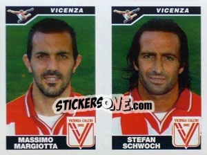 Sticker Margiotta / Schwoch  - Calciatori 2004-2005 - Panini