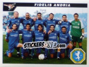Figurina Squadra Fidelis Andria - Calciatori 2004-2005 - Panini