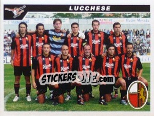 Figurina Squadra Lucchese - Calciatori 2004-2005 - Panini