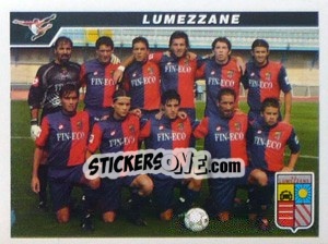Figurina Squadra Lumezzane - Calciatori 2004-2005 - Panini