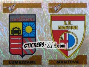 Sticker Scudetto Lumezzane/Mantova (a/b) - Calciatori 2004-2005 - Panini