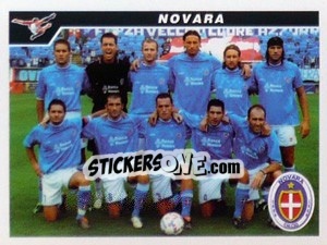 Figurina Squadra Novara - Calciatori 2004-2005 - Panini