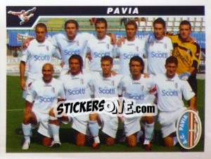Sticker Squadra Pavia - Calciatori 2004-2005 - Panini