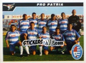 Figurina Squadra Pro Patria - Calciatori 2004-2005 - Panini