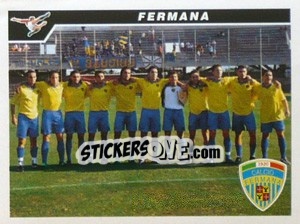 Figurina Squadra Fermana - Calciatori 2004-2005 - Panini