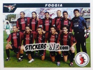 Figurina Squadra Foggia - Calciatori 2004-2005 - Panini