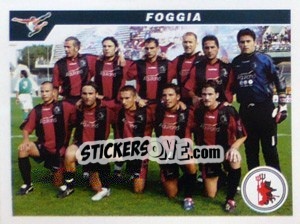 Figurina Squadra Foggia