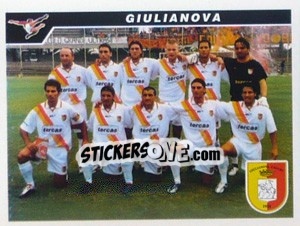 Figurina Squadra Giulianova - Calciatori 2004-2005 - Panini