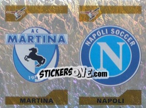 Sticker Scudetto Martina/Napoli (a/b) - Calciatori 2004-2005 - Panini