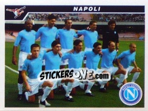 Figurina Squadra Napoli - Calciatori 2004-2005 - Panini