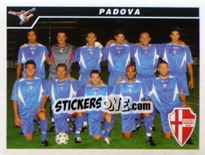Figurina Squadra Padova - Calciatori 2004-2005 - Panini