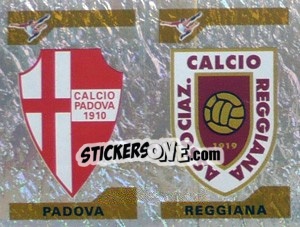 Sticker Scudetto Padova/Reggiana (a/b) - Calciatori 2004-2005 - Panini
