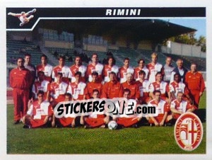 Figurina Squadra Rimini - Calciatori 2004-2005 - Panini