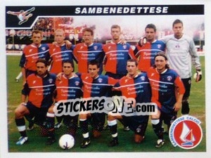 Figurina Squadra Sambenedettese - Calciatori 2004-2005 - Panini