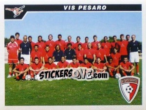 Sticker Squadra Vis Pesaro - Calciatori 2004-2005 - Panini