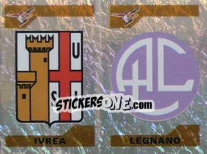 Sticker Scudetto Ivrea/Legnano (a/b) - Calciatori 2004-2005 n. 726 - Panini
