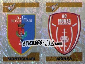 Sticker Scudetto Montichiari/Monza (a/b) - Calciatori 2004-2005 - Panini