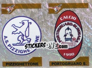 Cromo Scudetto Pizzighettone/Portogruaro-Summaga (a/b)