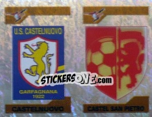 Cromo Scudetto Castellnuovo/Castel San Pietro (a/b) - Calciatori 2004-2005 - Panini