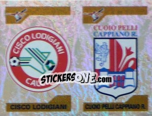 Figurina Scudetto Cisco Lodigiani/Cuoio Pelli Cappiano R. (a/b) - Calciatori 2004-2005 - Panini