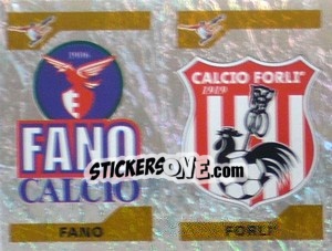 Figurina Scudetto Fano/Forli' (a/b)