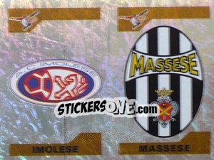 Figurina Scudetto Imolese/Massese (a/b)