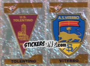 Figurina Scudetto Tolentino/Viterbo (a/b) - Calciatori 2004-2005 - Panini