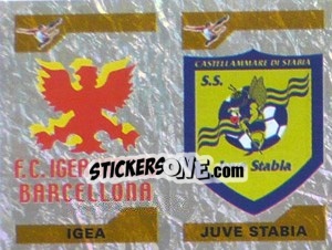 Cromo Scudetto Igea/Juve Stabia (a/b)