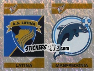 Sticker Scudetto Latina/Manfredonia (a/b) - Calciatori 2004-2005 - Panini