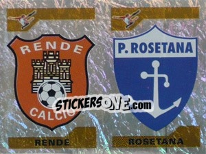 Figurina Scudetto Rende/Rosetana (a/b) - Calciatori 2004-2005 - Panini