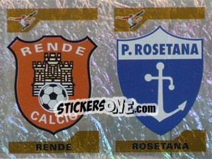 Figurina Scudetto Rende/Rosetana (a/b)