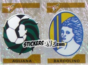 Sticker Scudetto Agliana/Bardolino (a/b) - Calciatori 2004-2005 - Panini