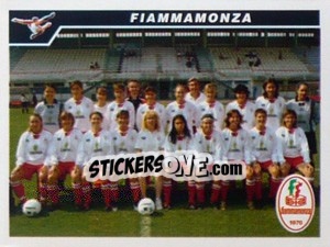 Figurina Squadra Fiammamonza - Calciatori 2004-2005 - Panini