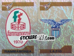 Sticker Scudetto Fiammamonza/Lazio (a/b) - Calciatori 2004-2005 - Panini