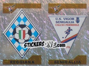 Sticker Scudetto Reggiana/Senigallia (a/b) - Calciatori 2004-2005 - Panini