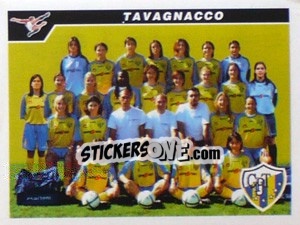 Figurina Squadra Tavagnacco - Calciatori 2004-2005 - Panini