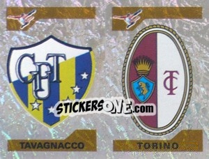 Figurina Scudetto Tavagnacco/Torino (a/b) - Calciatori 2004-2005 - Panini