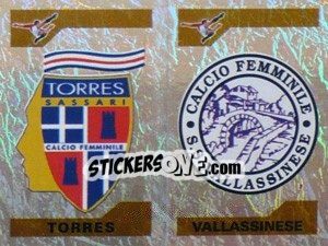 Sticker Scudetto Torres/Vallassinese (a/b) - Calciatori 2004-2005 - Panini