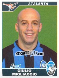 Figurina Giulio Migliaccio - Calciatori 2004-2005 - Panini