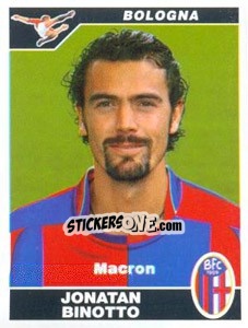 Figurina Jonatan Binotto - Calciatori 2004-2005 - Panini