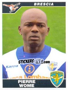 Sticker Pierre Wome - Calciatori 2004-2005 - Panini