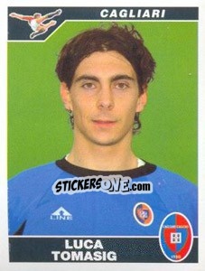 Sticker Luca Tomasig - Calciatori 2004-2005 - Panini