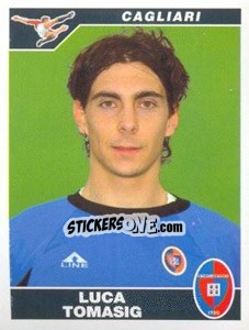 Figurina Luca Tomasig - Calciatori 2004-2005 - Panini