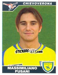 Figurina Massimiliano Fusani - Calciatori 2004-2005 - Panini