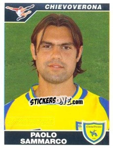 Sticker Paolo Sammarco - Calciatori 2004-2005 - Panini